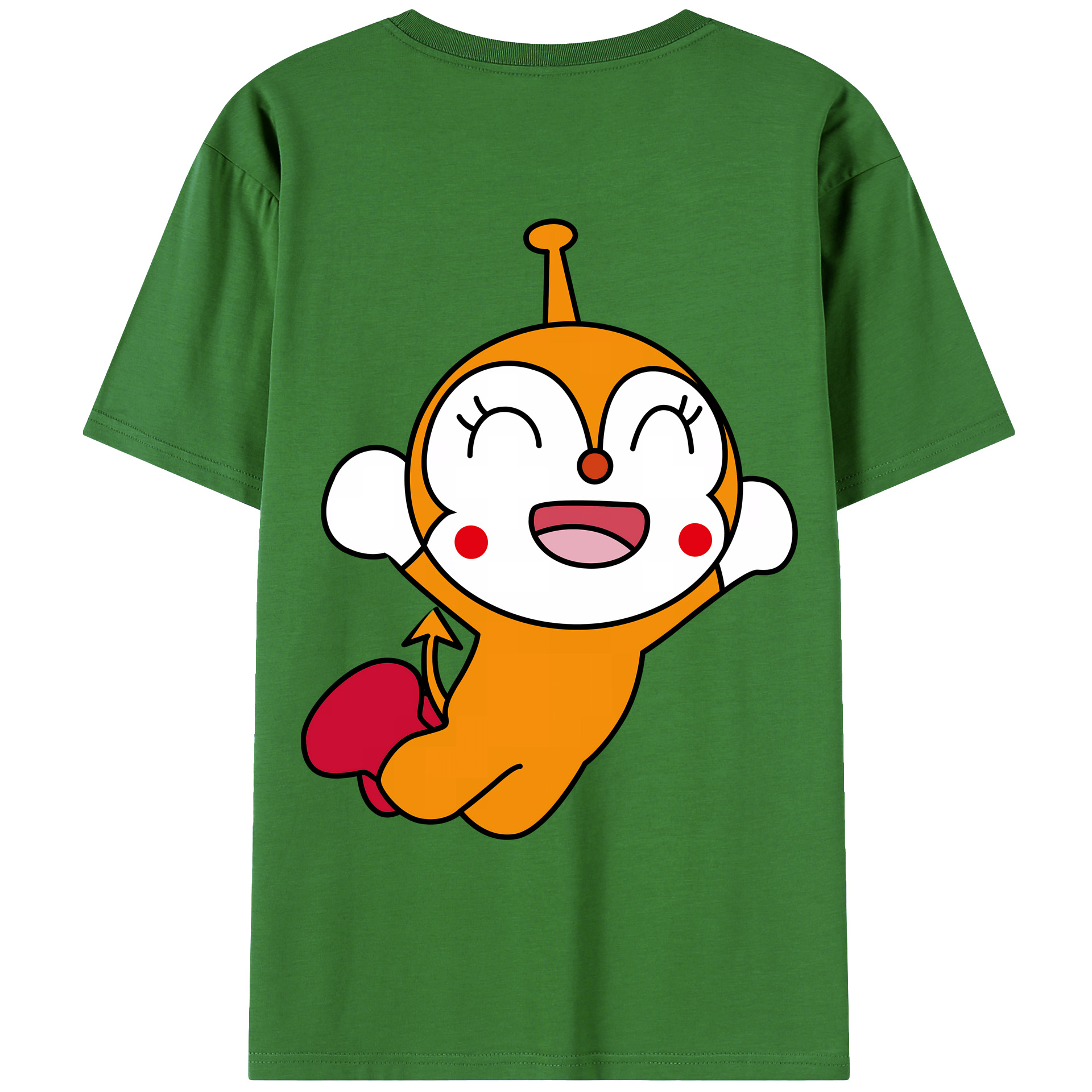 （画像用） アンパンマン Anpanman レディース半袖Tシャツ(バックプリント)